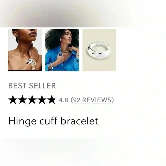 🆕J. Crew Hinged  Cuff Bracelet - Picture 7 of 12